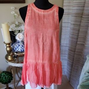 Free People Pink Sleeveless Top